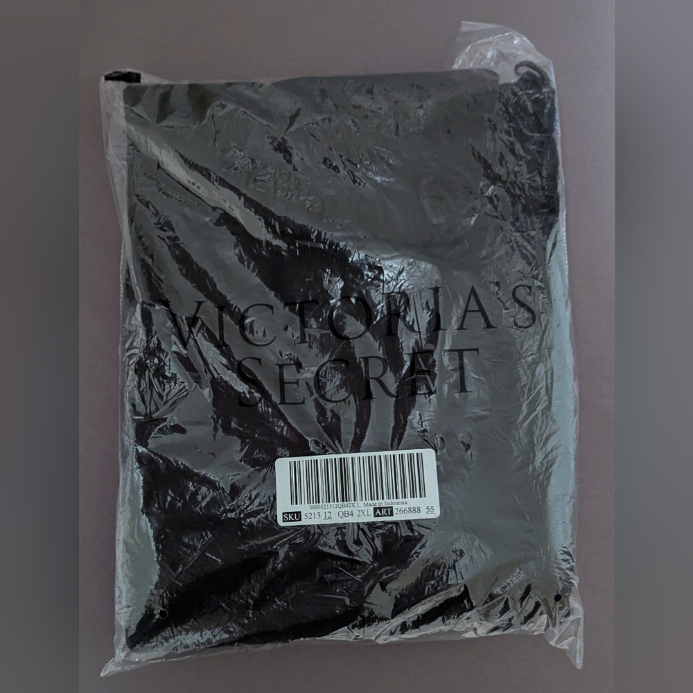 Victoria's Secret Cotton High-Rise Fleece Wide Leg Lace Up Lounge Pants XXL New